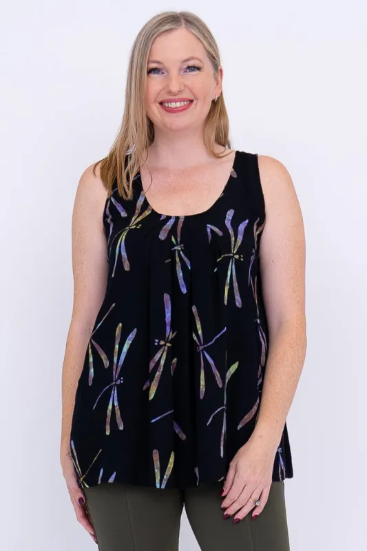 Peachy Tank, Abalone Dragonfly sold by Blue Sky