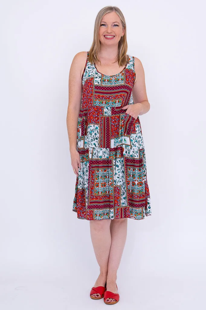 Kayana Dress, Tealele sold by Blue Sky