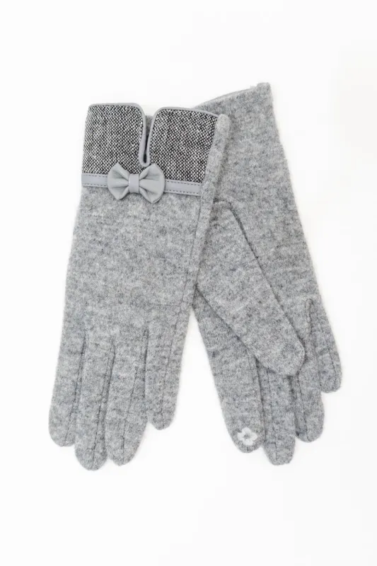 Wool Gloves, Grey  (Style 1) sold by Blue Sky