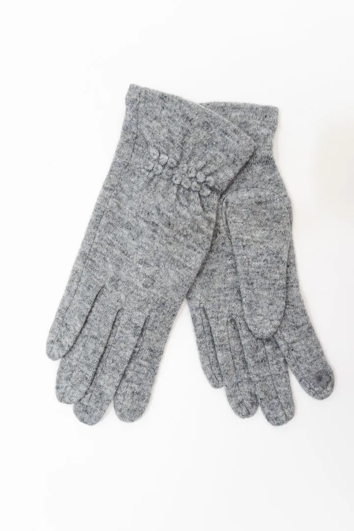 Wool Gloves, Grey (Style 2) sold by Blue Sky