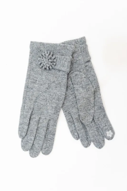 Wool Gloves, Grey (Style 5) sold by Blue Sky