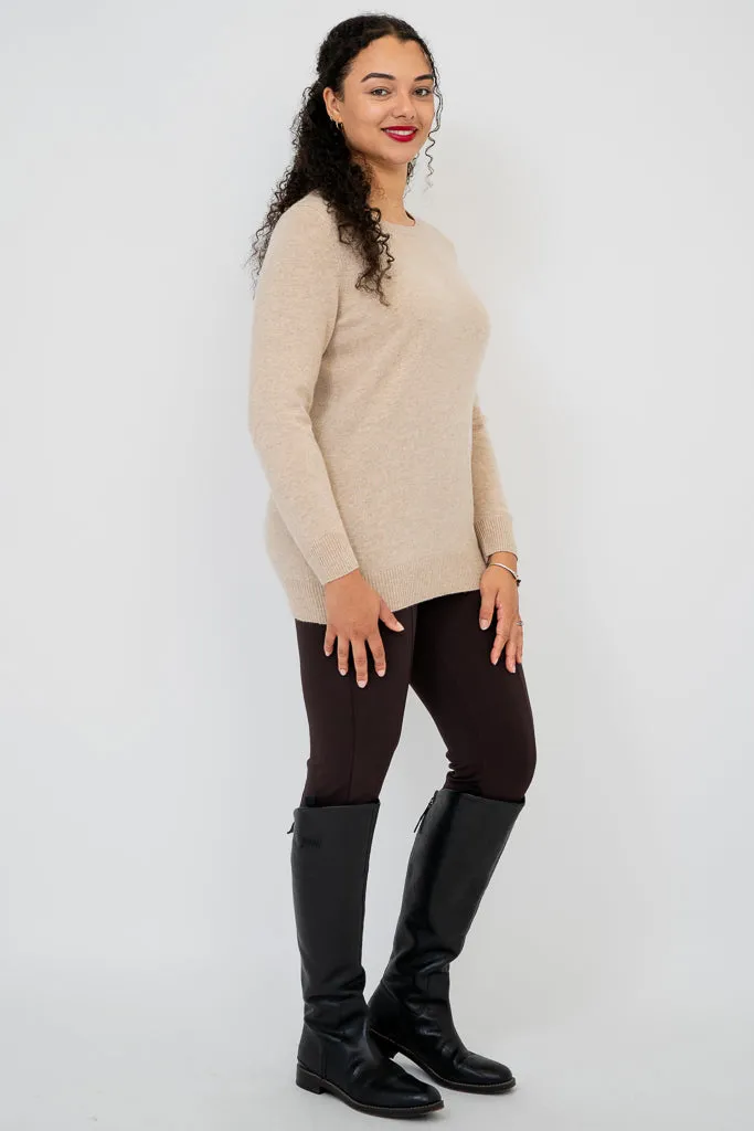 Kamila Sweater, Camel, Wool Cashmere sold by Blue Sky product image thumbnail 4