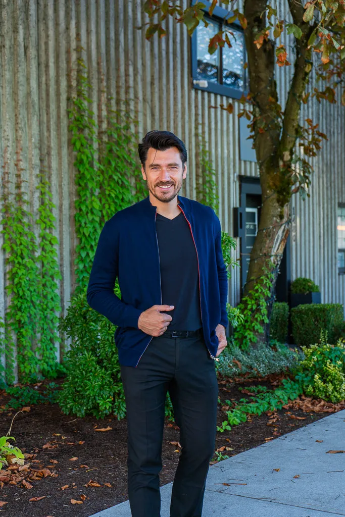 Joey Sweater, Navy, Merino Wool sold by Blue Sky product image thumbnail 2