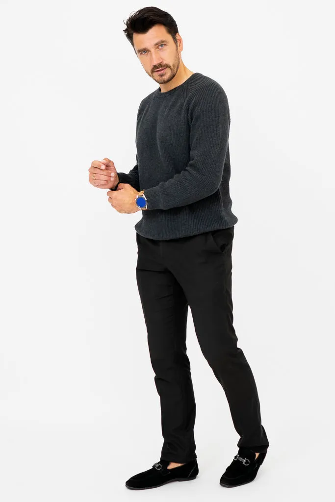 Jackson Sweater, Charcoal, Cotton sold by Blue Sky product image thumbnail 4