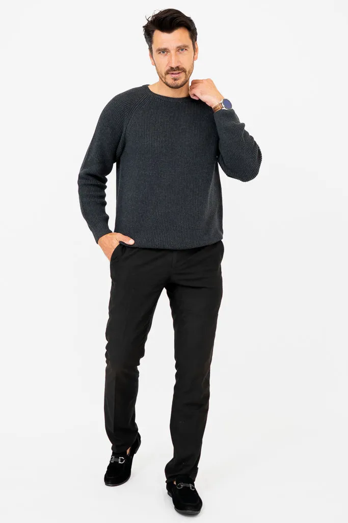 Jackson Sweater, Charcoal, Cotton sold by Blue Sky product image thumbnail 3