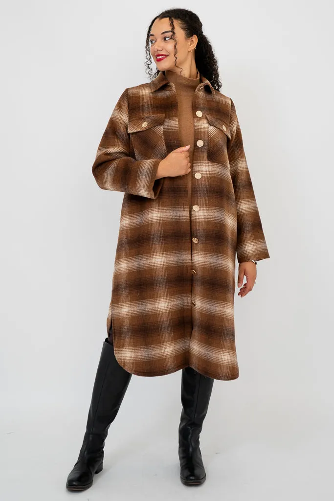 Bronwyn Coat, Cinnamon, Boiled Wool sold by Blue Sky product image thumbnail 2