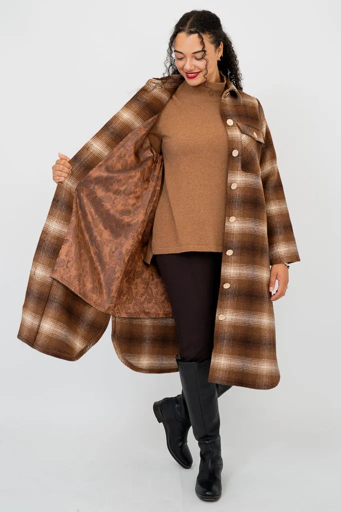 Bronwyn Coat, Cinnamon, Boiled Wool sold by Blue Sky product image thumbnail 4