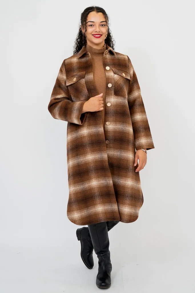 Bronwyn Coat, Cinnamon, Boiled Wool sold by Blue Sky product image thumbnail 3