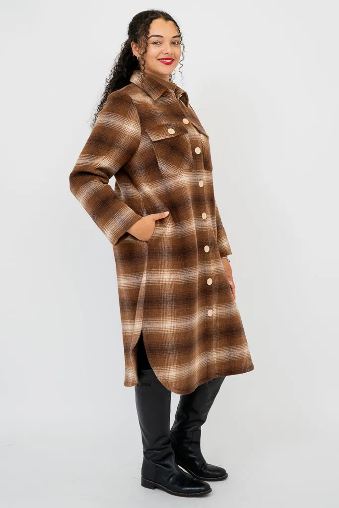 Bronwyn Coat, Cinnamon, Boiled Wool sold by Blue Sky product image thumbnail 5