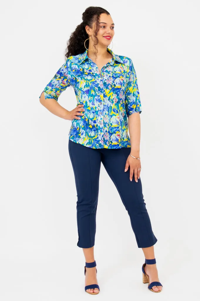 Lorine Blouse, Princeton, Linen Bamboo sold by Blue Sky product image thumbnail 2