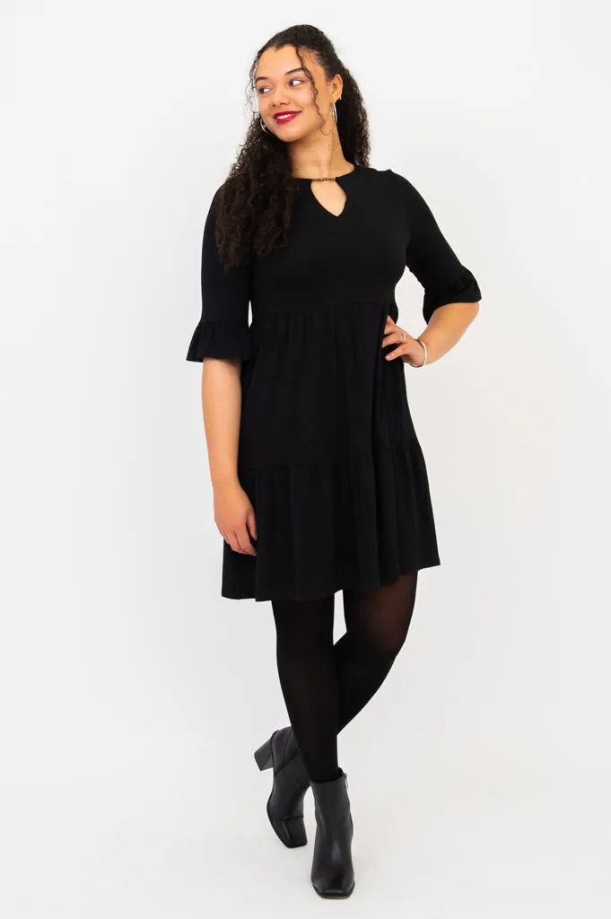 Bernadette Dress, Black, Bamboo sold by Blue Sky product image thumbnail 2