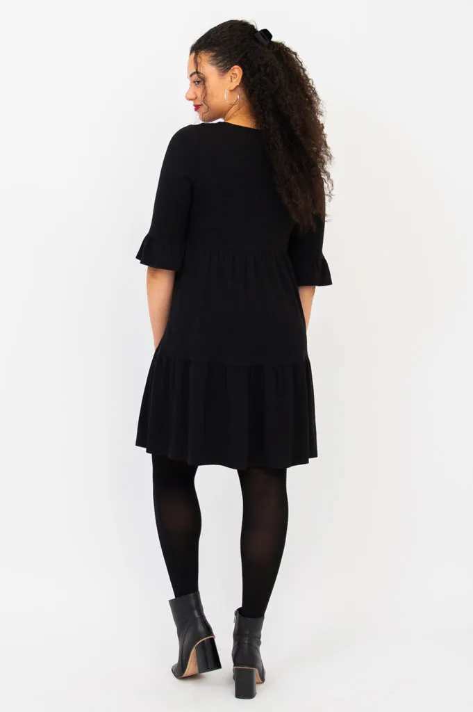 Bernadette Dress, Black, Bamboo sold by Blue Sky product image thumbnail 4