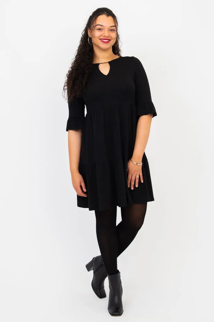 Bernadette Dress, Black, Bamboo sold by Blue Sky product image thumbnail 5