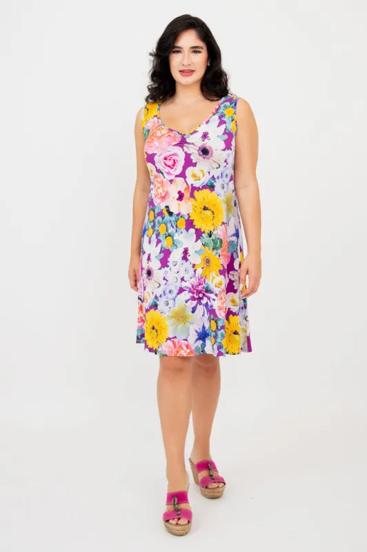 Lanai Sleeveless Midi Dress, Francisco, Bamboo sold by Blue Sky