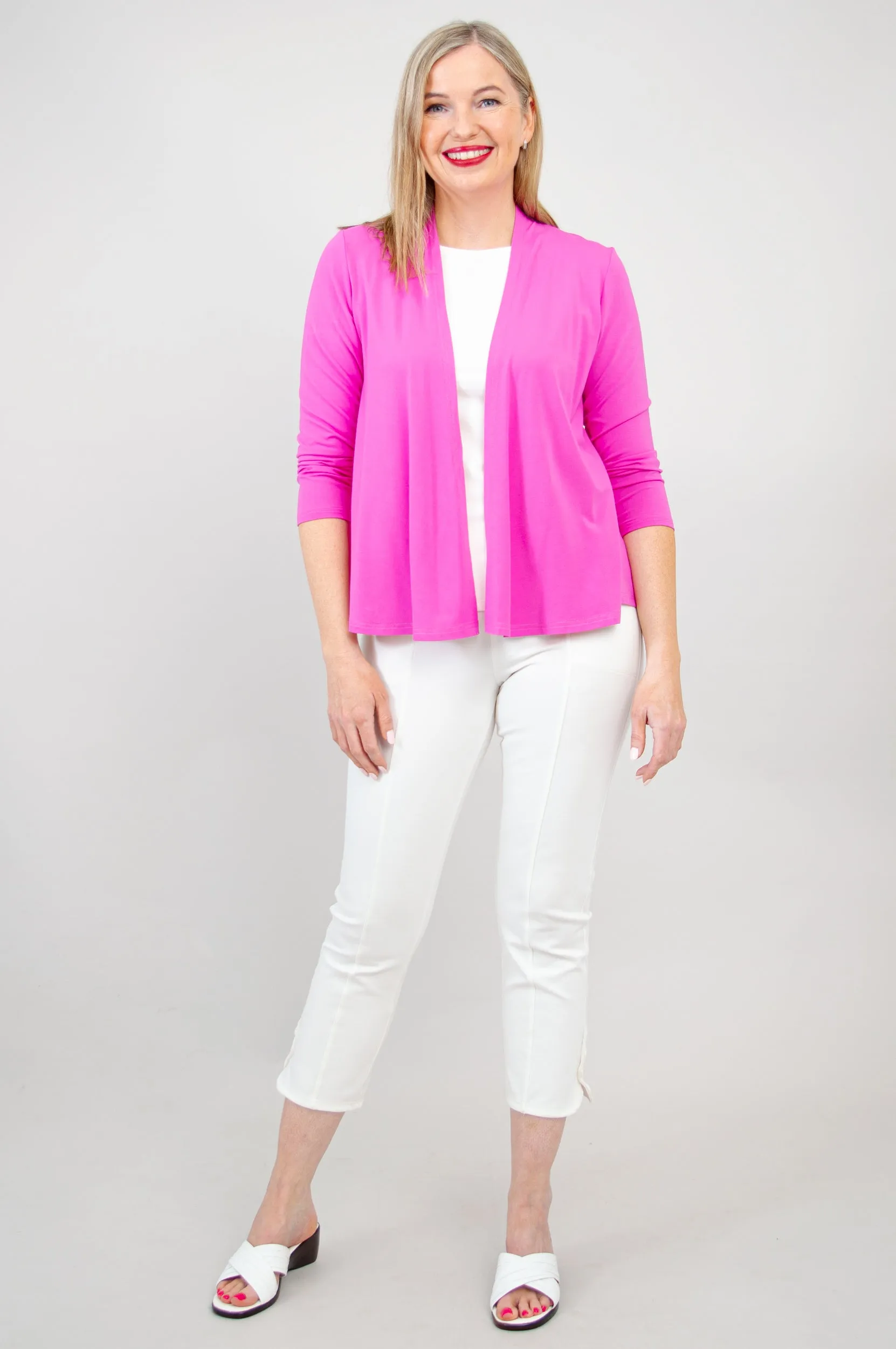 Kathy Jacket, Pink, Bamboo- Final Sale sold by Blue Sky product image thumbnail 2