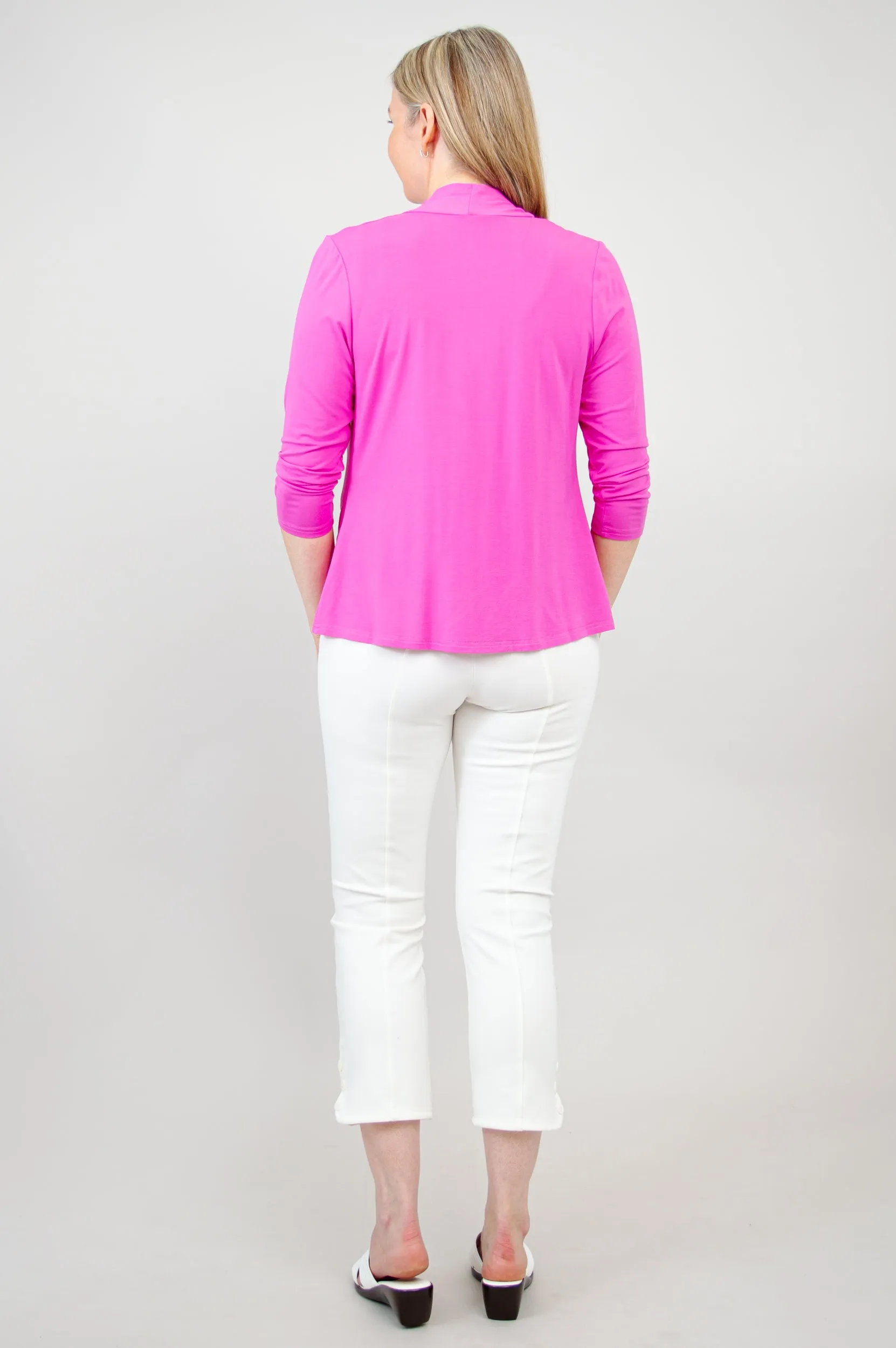Kathy Jacket, Pink, Bamboo- Final Sale sold by Blue Sky product image thumbnail 4