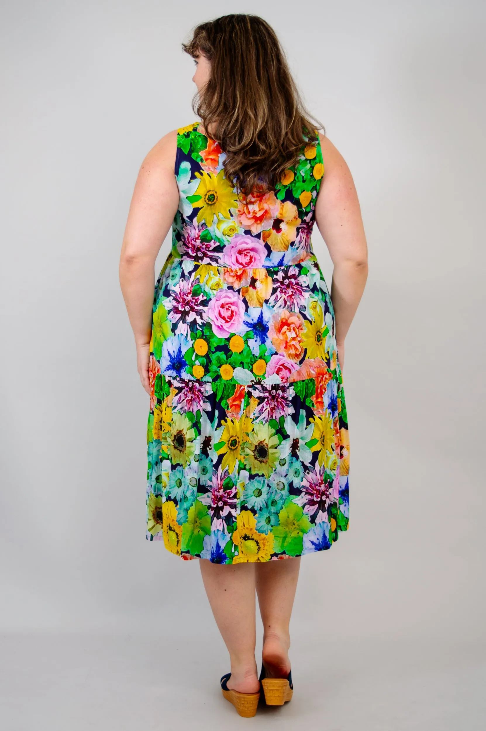 Juni Dress, Disco, Linen Bamboo - Final Sale sold by Blue Sky product image thumbnail 4