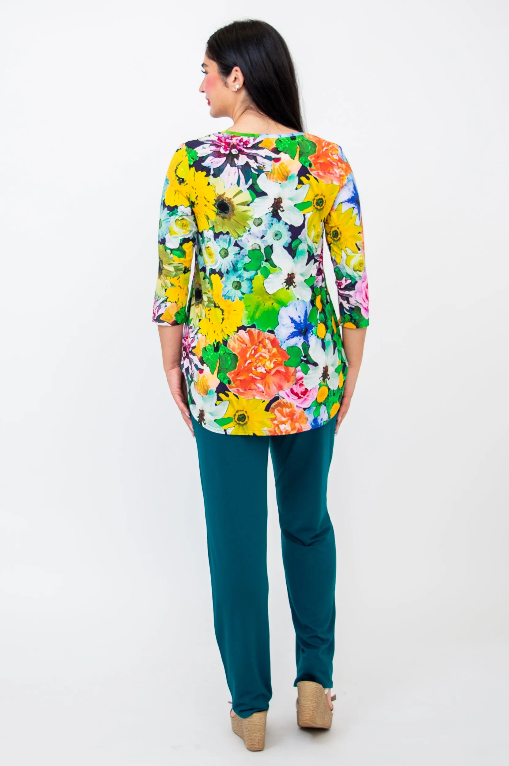 Jazz 3/4 Slv Top, Disco, Bamboo- Final Sale sold by Blue Sky product image thumbnail 5