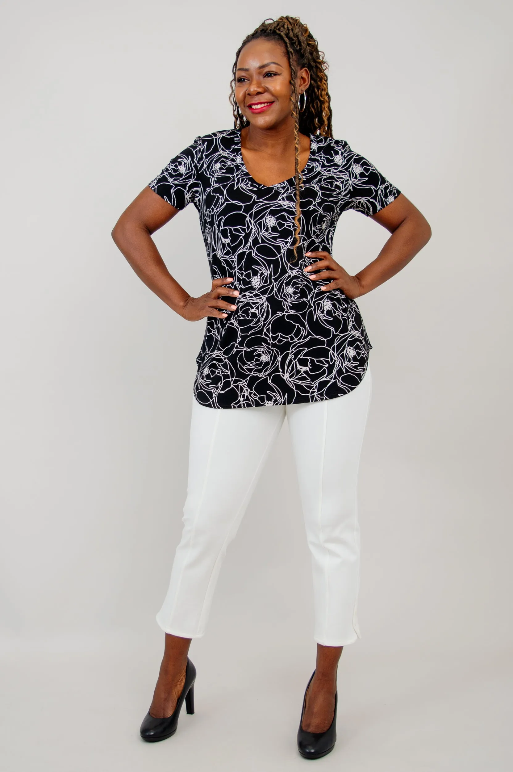 Jackie S/S Top, Stanley, Bamboo- Final Sale sold by Blue Sky product image thumbnail 3