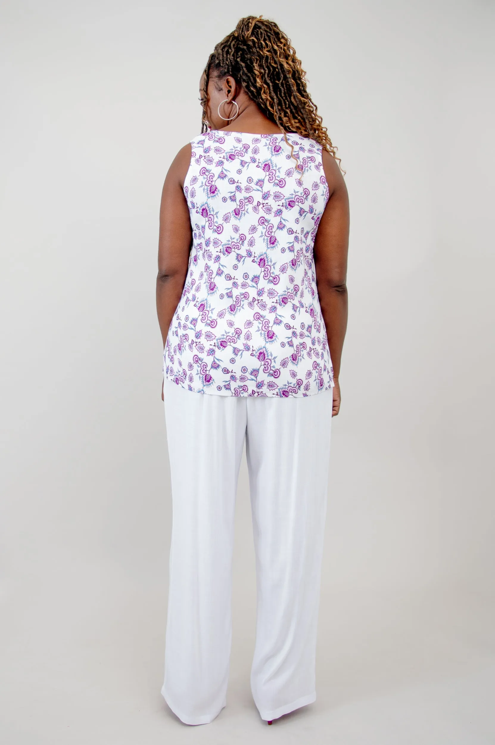 Dena Tank, Rajou, Linen Bamboo -Final Sale sold by Blue Sky product image thumbnail 4