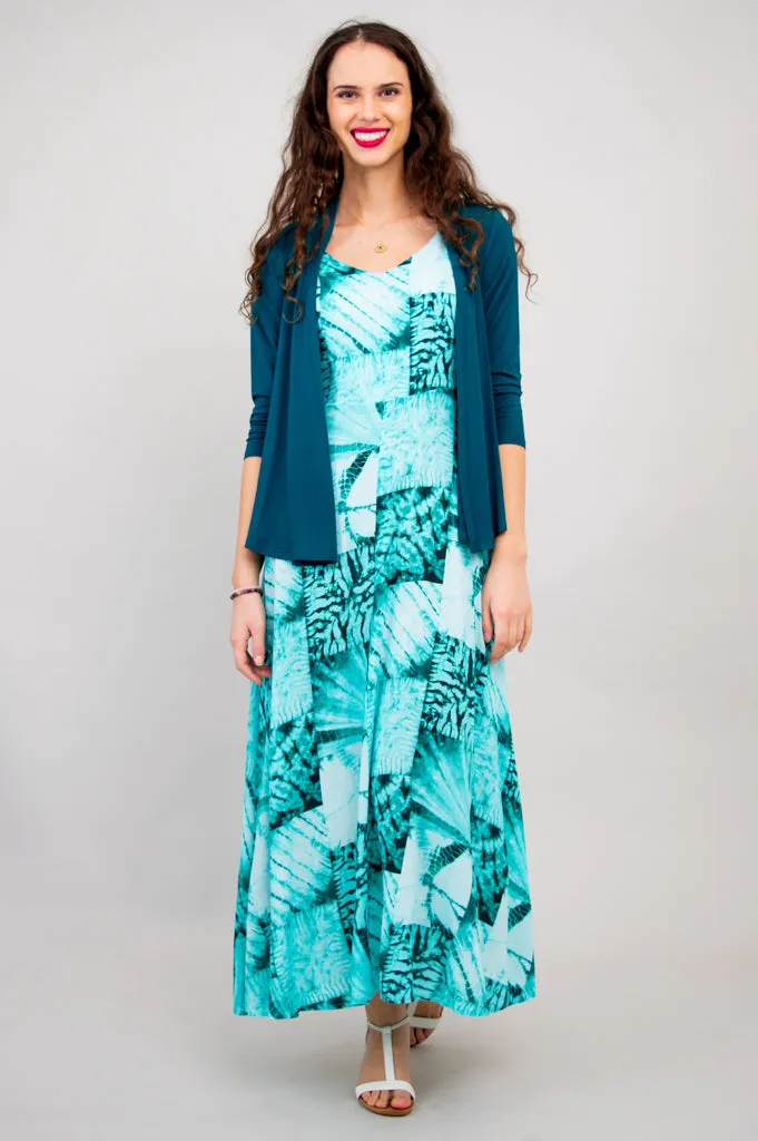 Coraline Dress, Shibori, Linen Bamboo sold by Blue Sky product image thumbnail 2