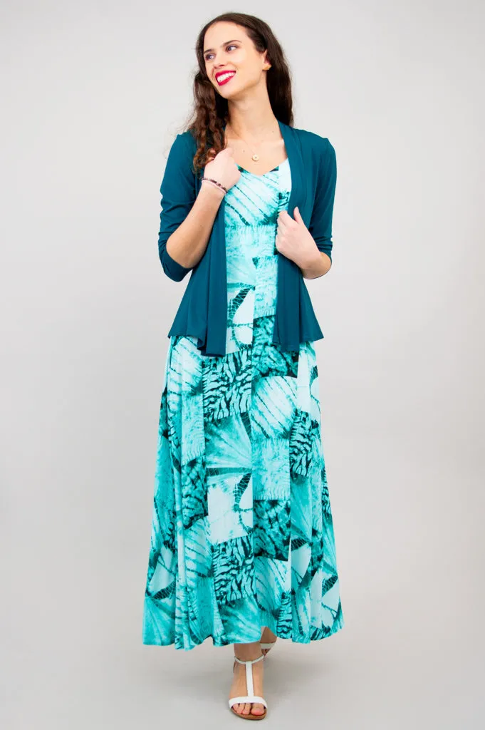 Coraline Dress, Shibori, Linen Bamboo sold by Blue Sky product image thumbnail 5