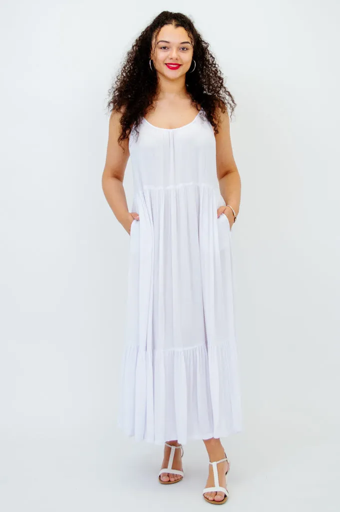 Boha Dress, White sold by Blue Sky product image thumbnail 2