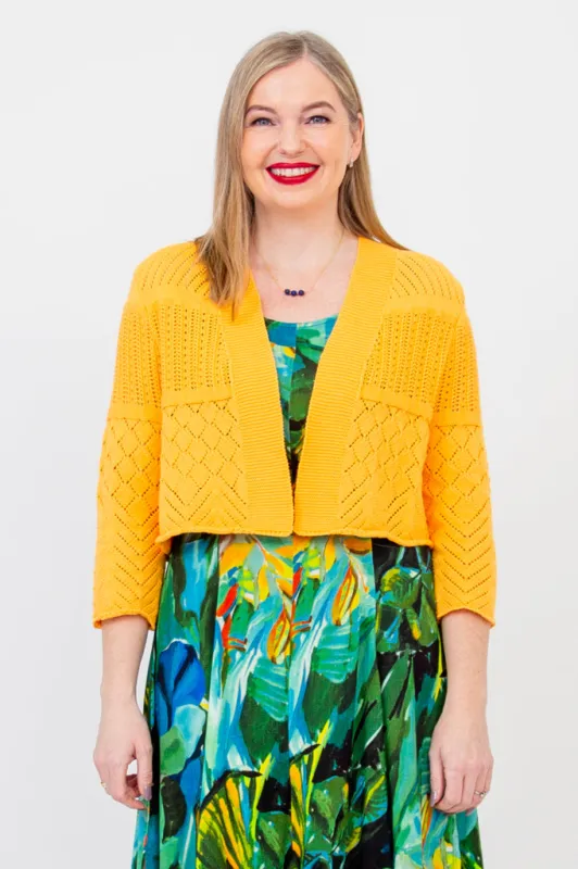 Aldi Sweater, Mandarin, Cotton sold by Blue Sky