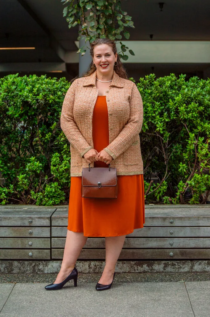 Chanel Cardigan, Chai Spice, Cotton sold by Blue Sky product image thumbnail 2