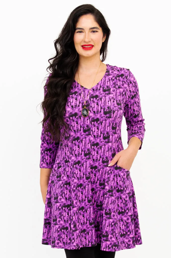 Wilma Tunic, Stoneflower, Bamboo sold by Blue Sky