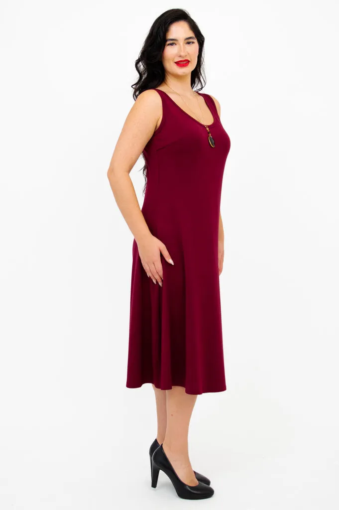 Becca Dress, Burgundy, Bamboo sold by Blue Sky product image thumbnail 4