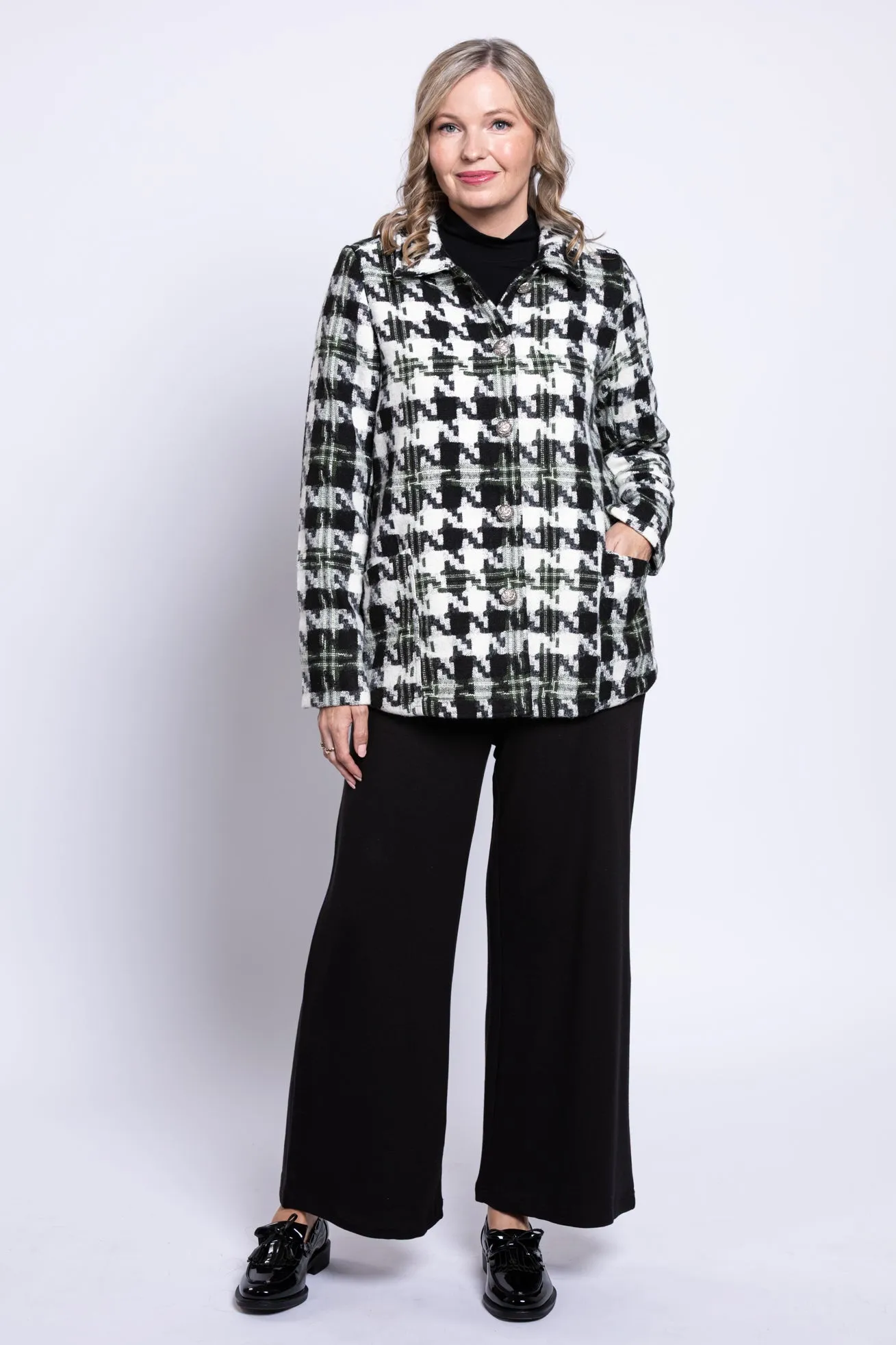 Cherie Coat, Houndstooth sold by Blue Sky product image thumbnail 4