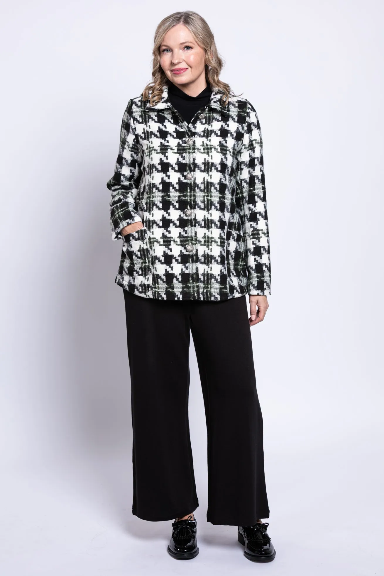 Cherie Coat, Houndstooth sold by Blue Sky product image thumbnail 2