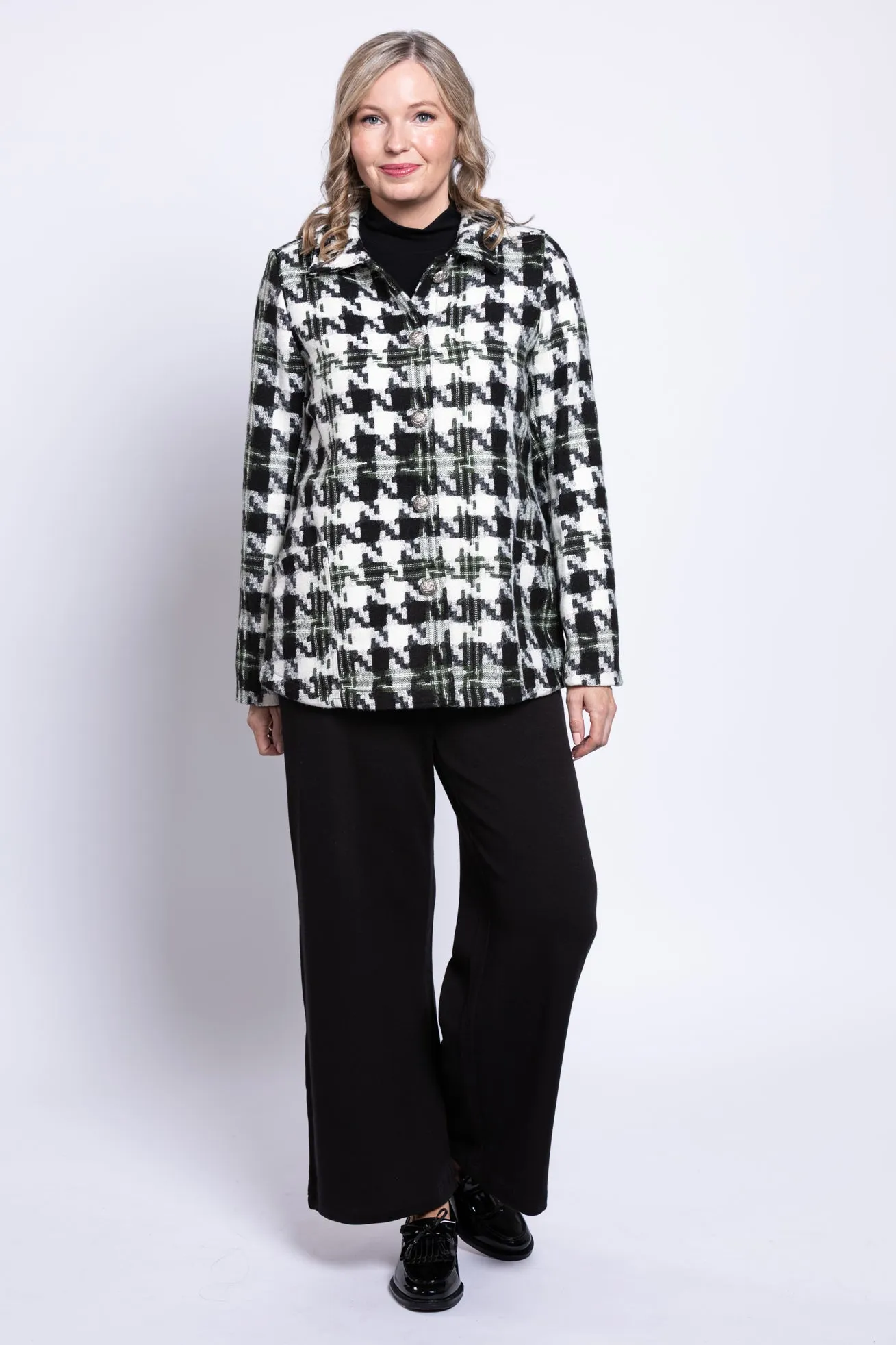 Cherie Coat, Houndstooth sold by Blue Sky product image thumbnail 3
