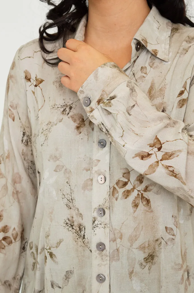 Linzy Blouse, Castle, Linen Bamboo sold by Blue Sky product image thumbnail 2