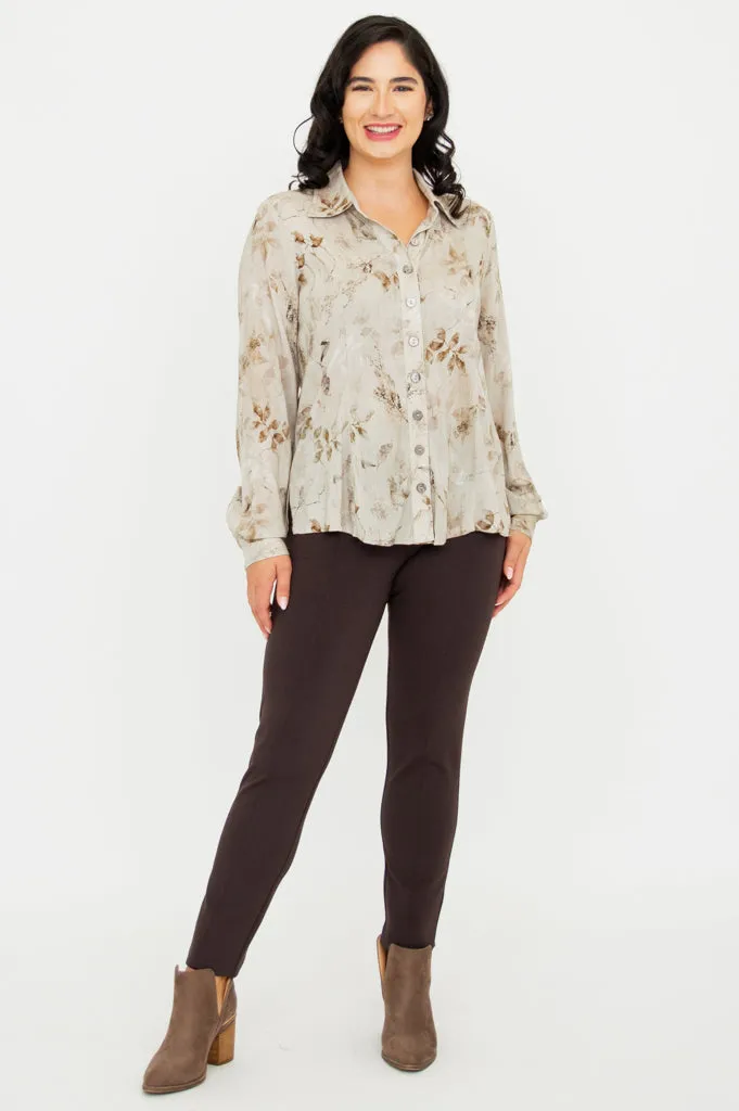 Linzy Blouse, Castle, Linen Bamboo sold by Blue Sky product image thumbnail 3