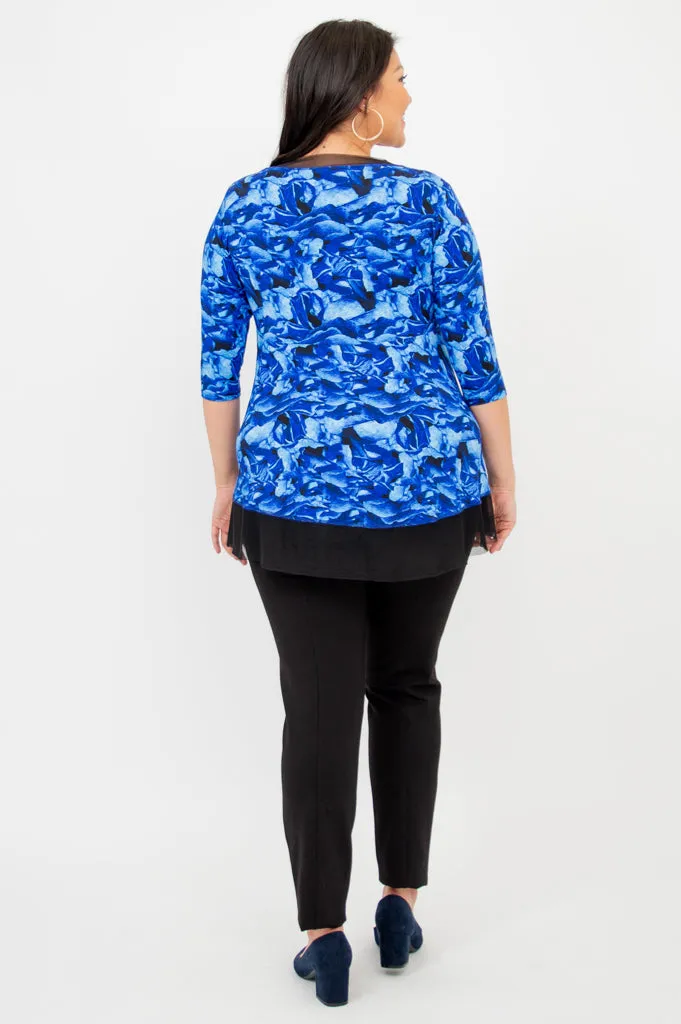 Flora Top, Blue Rose, Bamboo sold by Blue Sky product image thumbnail 4