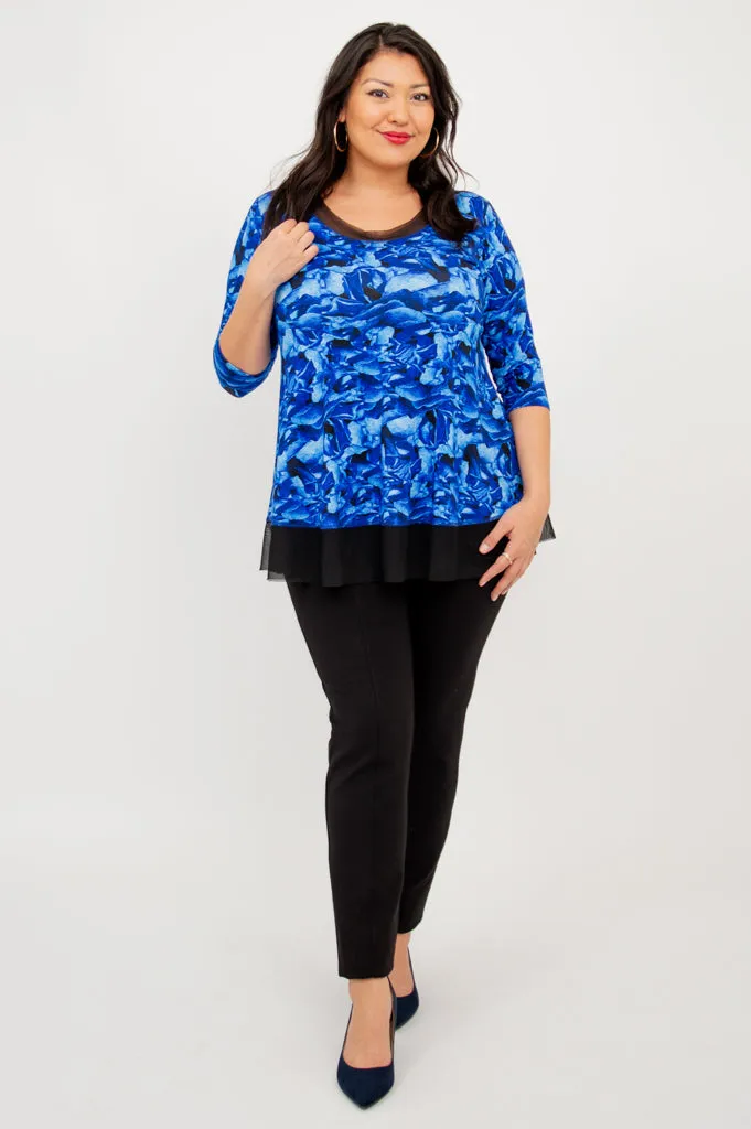 Flora Top, Blue Rose, Bamboo sold by Blue Sky product image thumbnail 3