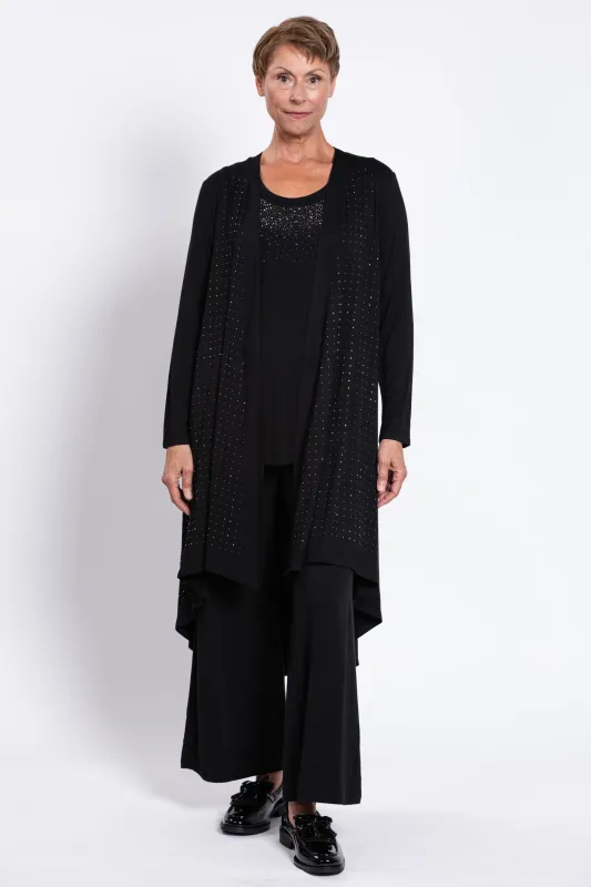 Priscilla Jacket, Black Diamond, Bamboo sold by Blue Sky