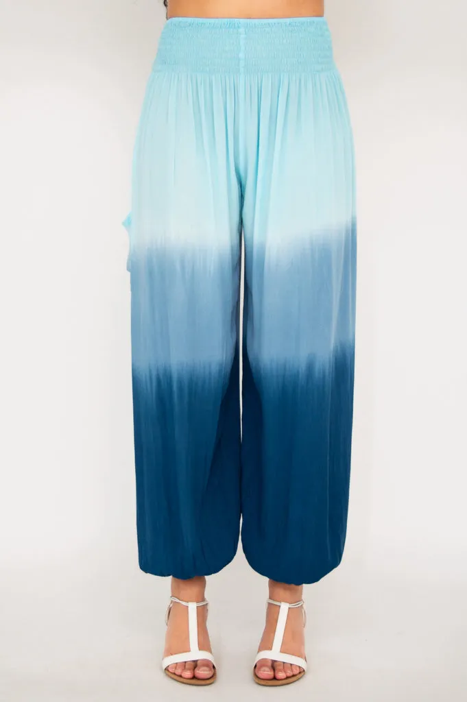 Embra Pant, Turquoise Dip-Dye sold by Blue Sky product image thumbnail 4