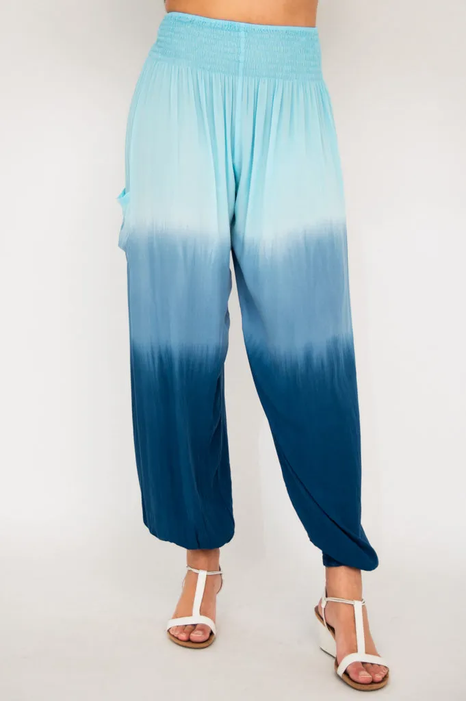 Embra Pant, Turquoise Dip-Dye sold by Blue Sky product image thumbnail 2