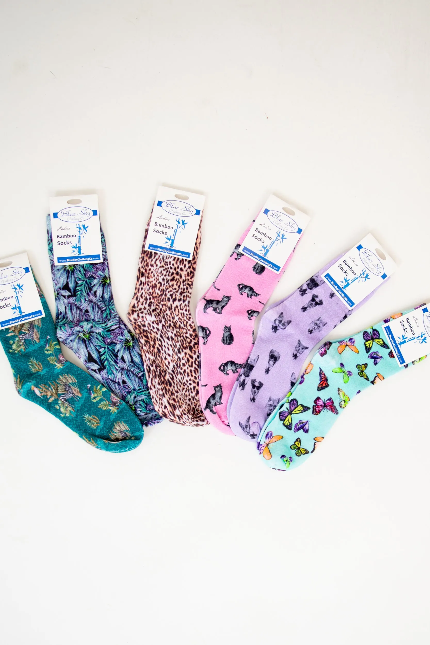 Ladies Bamboo Dress Socks, Assorted Prints sold by Blue Sky