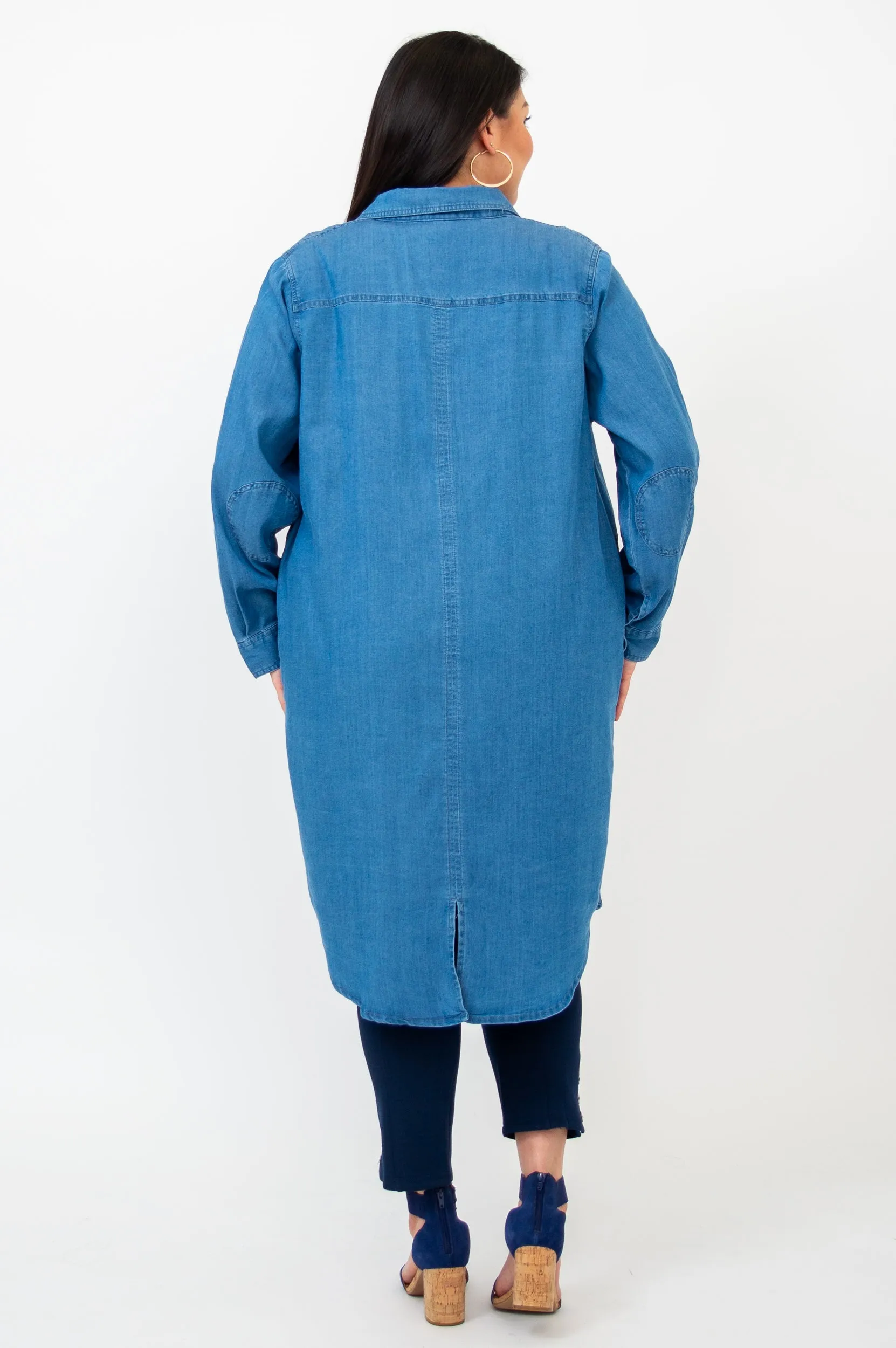 Anka Duster, Lightweight Tencel Denim sold by Blue Sky product image thumbnail 4