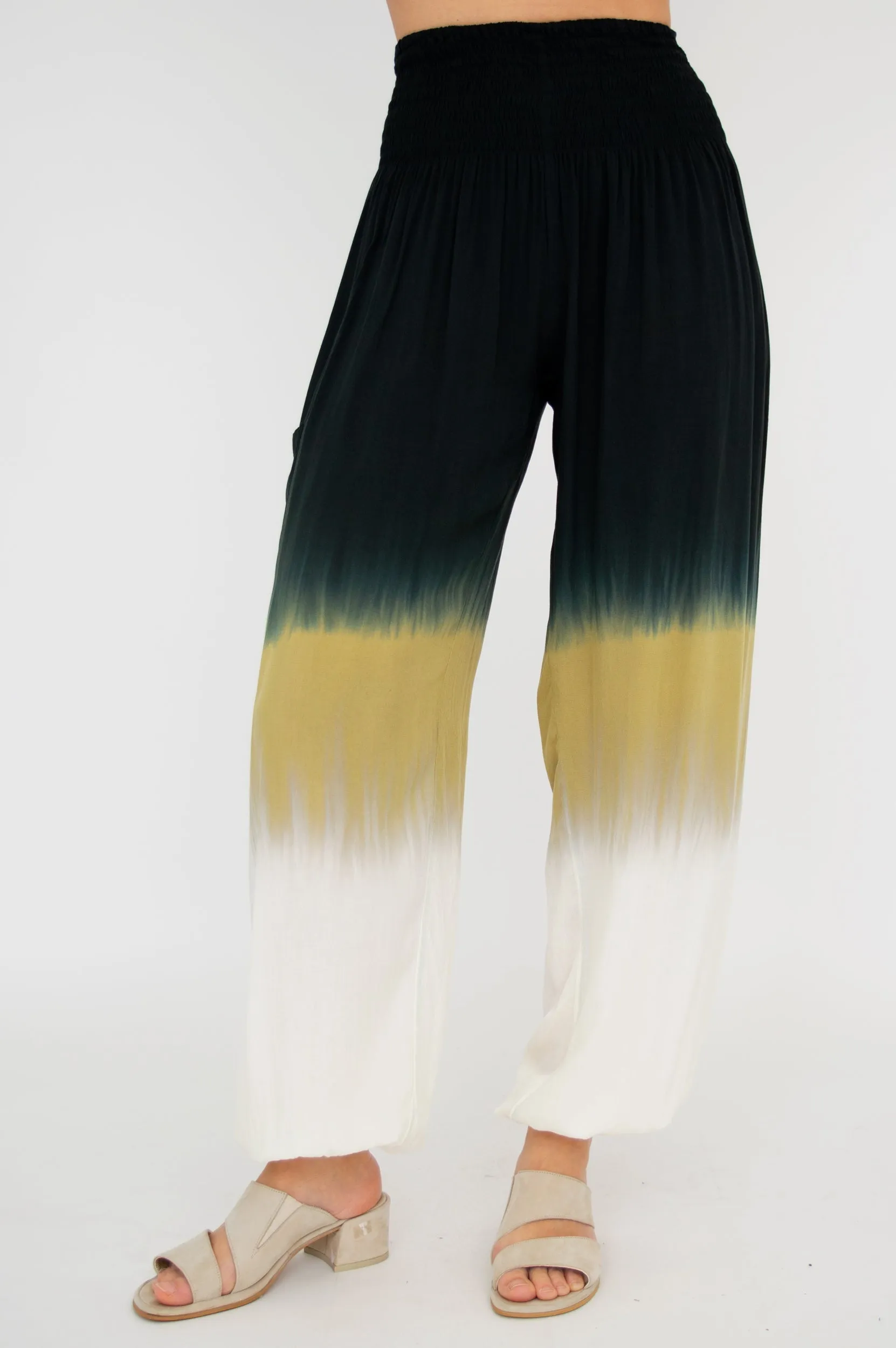 Embra Pant, Black Dip-Dye sold by Blue Sky