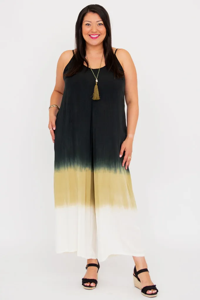 Ender Jumpsuit, Black Dip-Dye sold by Blue Sky product image thumbnail 3