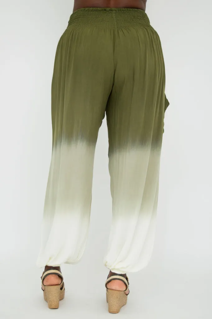 Embra Pant, Green Dip-Dye sold by Blue Sky product image thumbnail 4