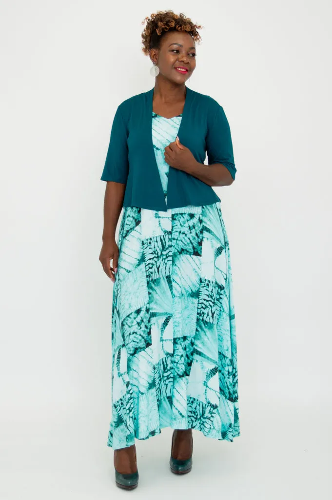 Doda Jacket, Teal, Bamboo sold by Blue Sky product image thumbnail 3