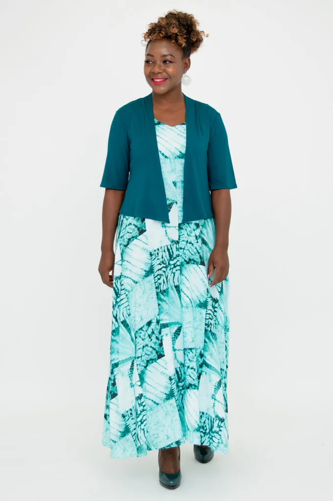 Doda Jacket, Teal, Bamboo sold by Blue Sky product image thumbnail 5