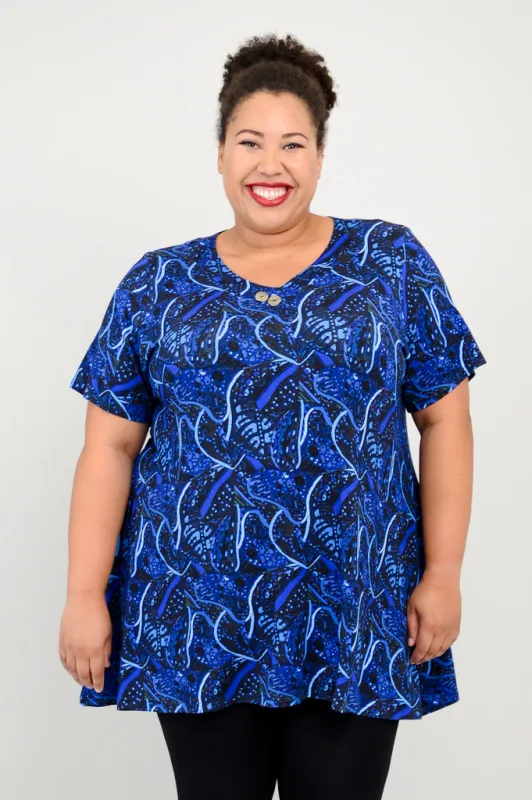 Vana Tunic, Ancient Dot, Bamboo - Final Sale sold by Blue Sky