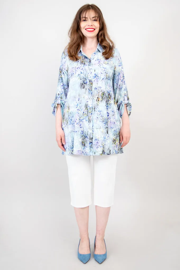 Serene Tunic, Blue Zest, Linen Bamboo sold by Blue Sky product image thumbnail 2